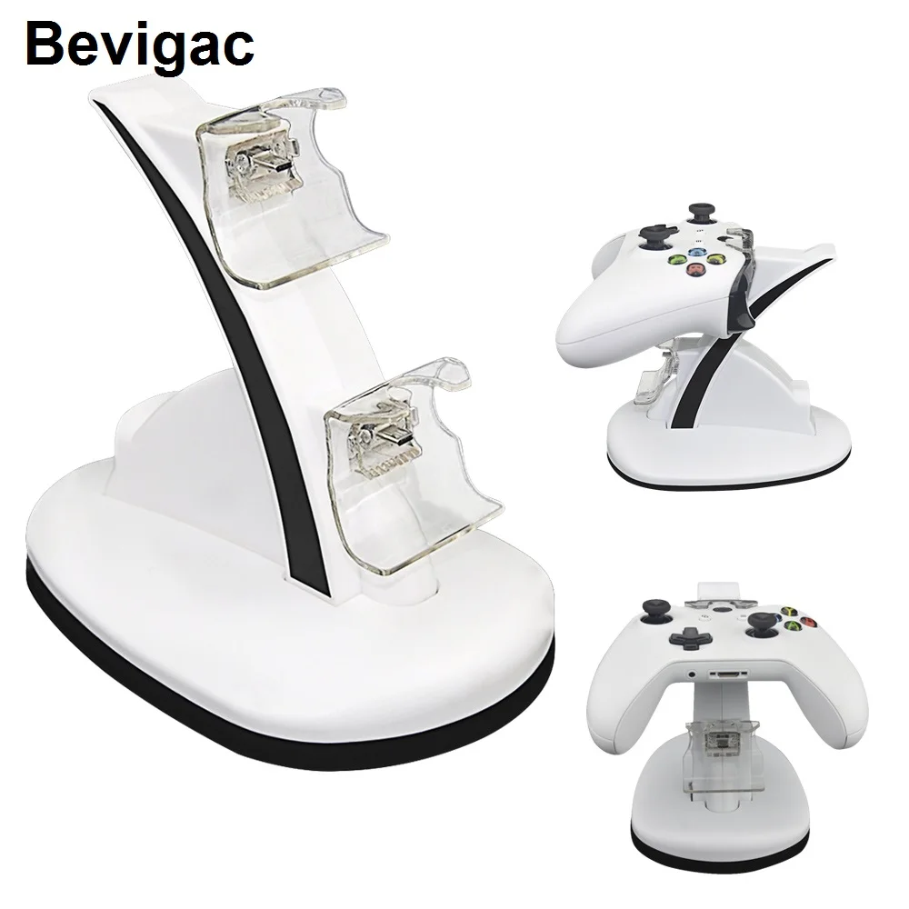 Bevigac Dual Controller Joypad Gamepad Power Charging Charger Dock