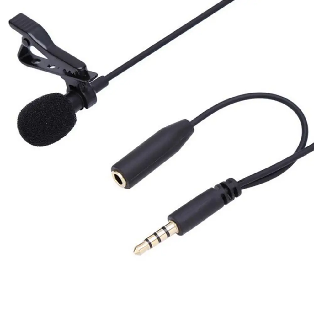 3,5 мм разъем клип на лацкане микрофоны петличный галстук микрофон Микрофон для мобильного телефона для лекций