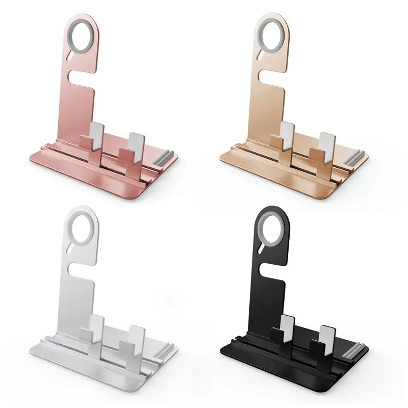 

Free Shipping Universal Phone Holder Stand Cradle Charger Dock Station Foldable Bracket for Apple Watch iPhone Samsung Sony