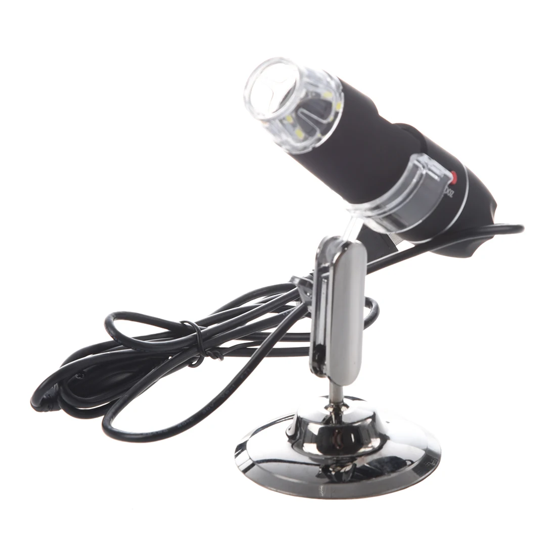 

New 200X 8LED USB Digital Microscope Endoscope Magnifier Camera Black