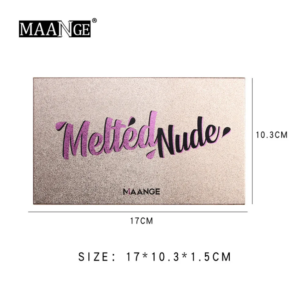 MAANGE тени для век Pallete beauty waterproof Eye Shadow Plate Powder Matte Eyeshadow Cosmetic Makeup Eyeshadow 18 блеск бриллиант