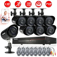 OWSOO 16CH Full CIF DVR 800TVL камера безопасности системы 8 шт. водонепроницаемый ИК CCTV камера Открытый безопасности видеонаблюдения комплект