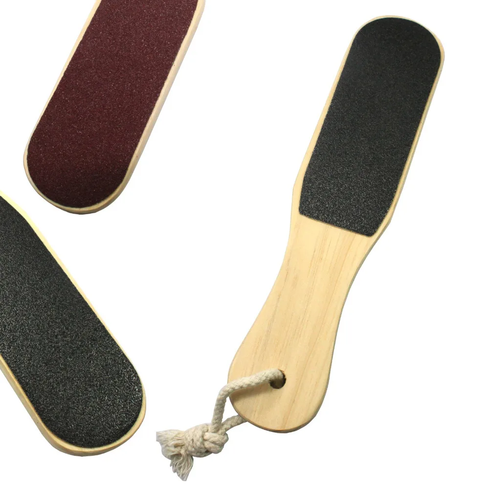 

1 PCS 2 Side Dead Skin Callus Remover Sanding File Rasp Foot Pedicure Tool Wood