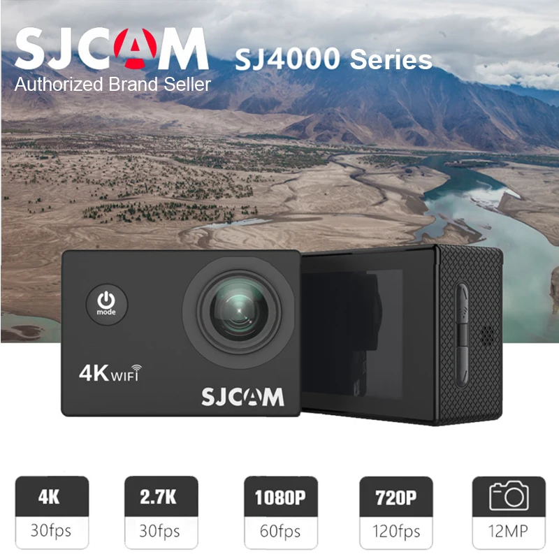 Оригинальная SJCAM SJ4000 серия WIFI 1080P 2 0 LCD 4K Full HD Экшн камера водонепроницаемая
