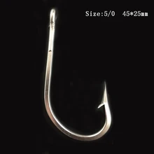 Cn01 40 шт. 5/0 Нержавеющая сталь Рыбалка крючок отсадки Рыбалка крючок большая игра Рыбалка крюк с Барб