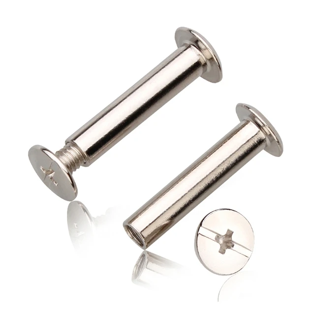 M5*6mm 50pcs/lot Nickel Plated Chicago Screw Nail Rivets Stud Rivet