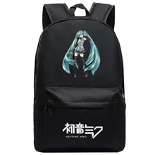 Аниме Хацунэ рюкзак с Miku студент Back to School школьные сумки для мальчиков и девочек, рюкзак для путешествий для ноутбука сумка для ноутбука рюкзак Mochila