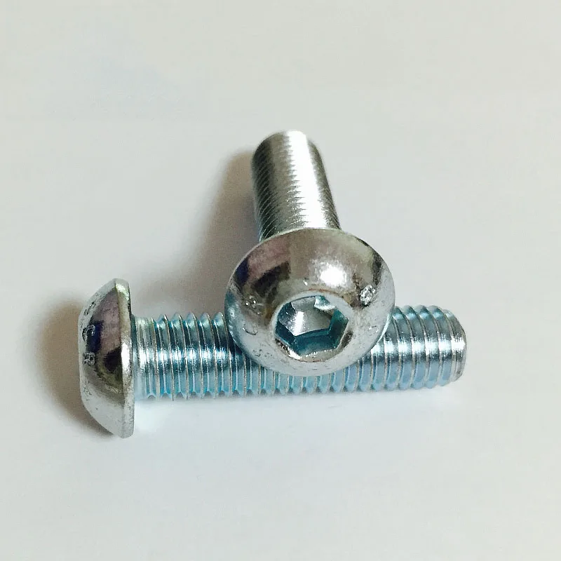 25pcs Within 10.9 Galvanized Pan Head Round Head Round Hexagonal Bolts