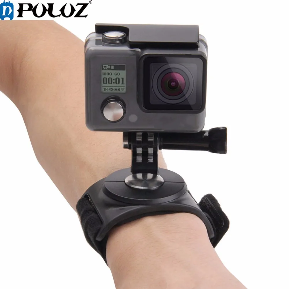 PULUZ PU178B Hand Wrist Arm Leg Straps 360 degree Rotation Mount For