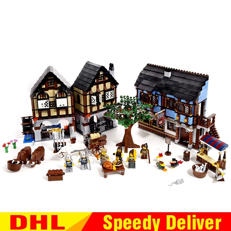

Lepin 16011 Castle Series Medieval Manor Castle Set Educational Building Blocks Bricks Model lepinings Toys Gift Clone 10193