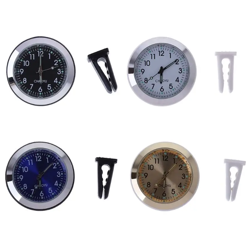 

Car Time Clock Ornaments With Luminous Auto Digital Watch A/C Air Outlet Vent Clip Air Freshener Car Accessories