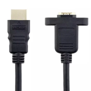 

28AWG HDMI Extension Male to Female Panel Mount Cable CL2 Rated 1080P 0.3M / 0.6M 1M / 1.5M (with screw)