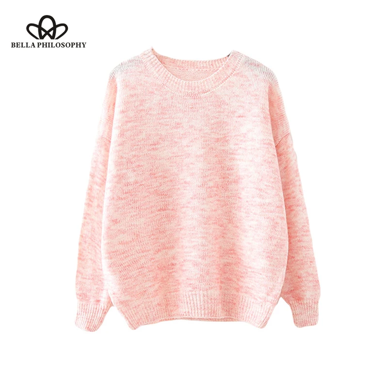 Wonder 2018 new Autumn Sweater Women Preppy College Pullover For Girl Long Sleeve Mix Color Knitted Jumper Sueter Mujer tops