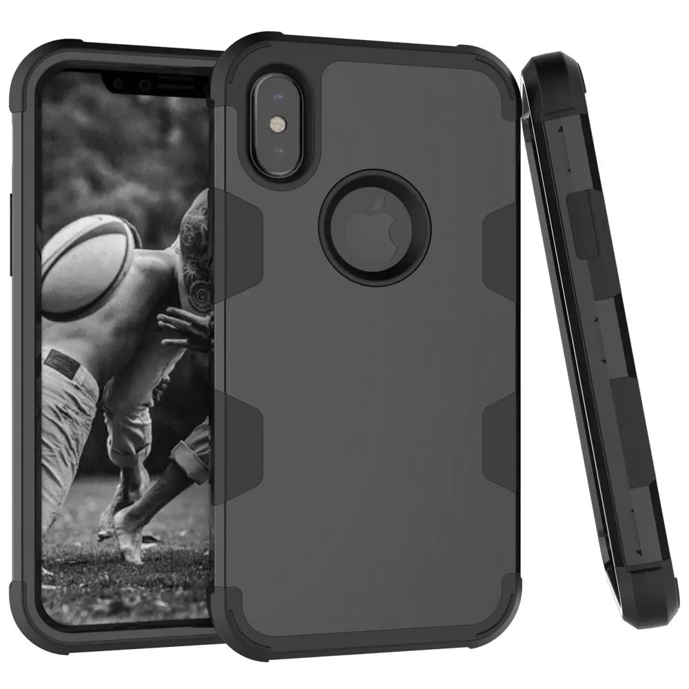 1pcs For iPhone XS Max XR Case 360 Degree Full Body Protective