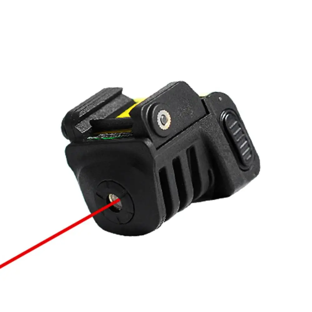 Red Laser USB Перезаряжаемый пистолет мини красный/зеленый лазер Тактическое Военное Снаряжение для почти Glock Colt 1911 Телец Пистолет Компактный пистолет - Цвет: Red Laser