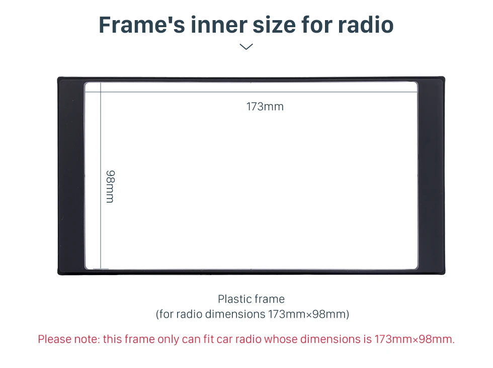Seicane 173*98 мм двойной Din Авто Стерео фасции Радио Рамка для Nissan Livina March Versa CD пластина тире Установка отделка комплект