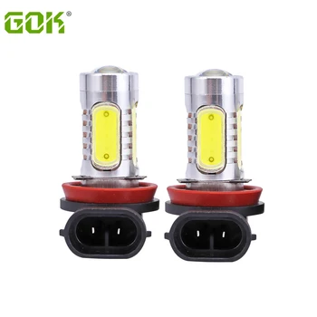 

Free Shipping 2pcs/lot H11 7.5W High Power led Super Bright Car Fog Light h11 led h8 h7 h4 h1 h3 LED Day Driving Bulb fog Lamp