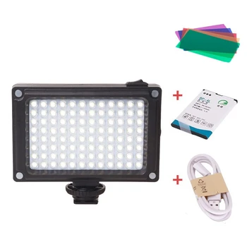 

FFYY-Ulanzi New 112 Led Dimmable Video Light Lamp Rechargable Panal Light +BP-4L Battery For Dslr Camera Videolight Wedding Re