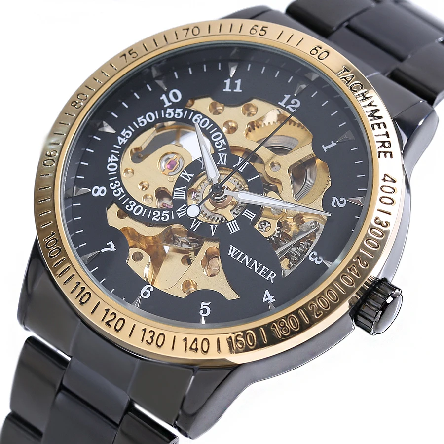 

2017 New Winner Luxury Sport Clock Men Automatic Watch Skeleton Military Mechanical Watch Relogio Male Montre Relojes Mens Watch