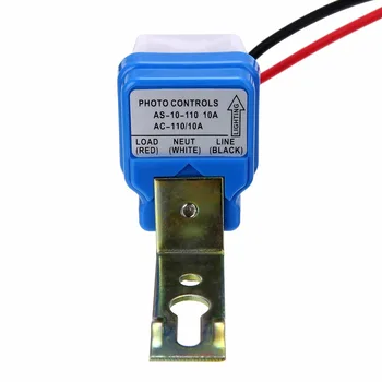 

Mayitr Automatic On Off Street Light Switch Photo Control Sensor Switches AC 110V 10A 50-60Hz For Highways Lighting Solar Lamps