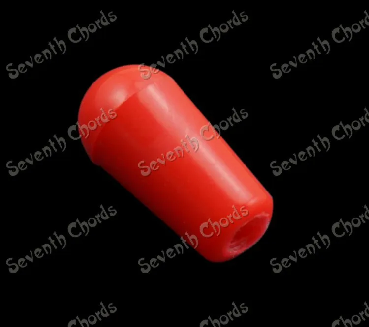 20 шт. внутренняя резьба 4 мм(M4) пластик 3 способ переключателя наконечник ручки Замена для крышки для электрогитары пикап селекторные переключатели - Цвет: Red x 20 Pcs