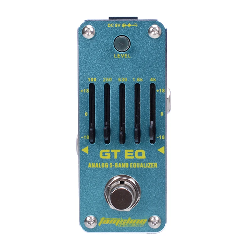 Аромат AEG-3 GT 5-Band гитары эквалайзер мини аналоговый эффект Правда Обход+ Бесплатный разъем