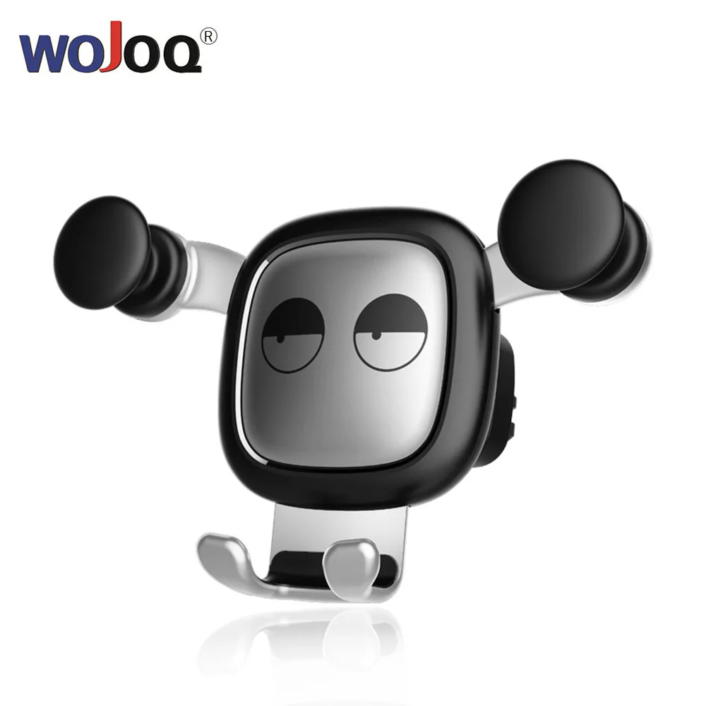 

WOJOQ Gravity Car Holder Bracket Mobile Phone Stand Holder Car Air Vent Mount For iPhone Samsung Universal 4-6 inch Car Holder
