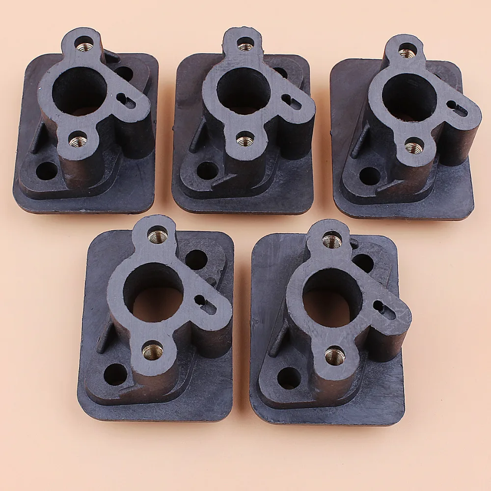 

5Pcs/lot 40-5 43CC 52CC Intake Manifold Carburetor Connector Base Adaptor Trimmer Brush Cutter Parts Tools