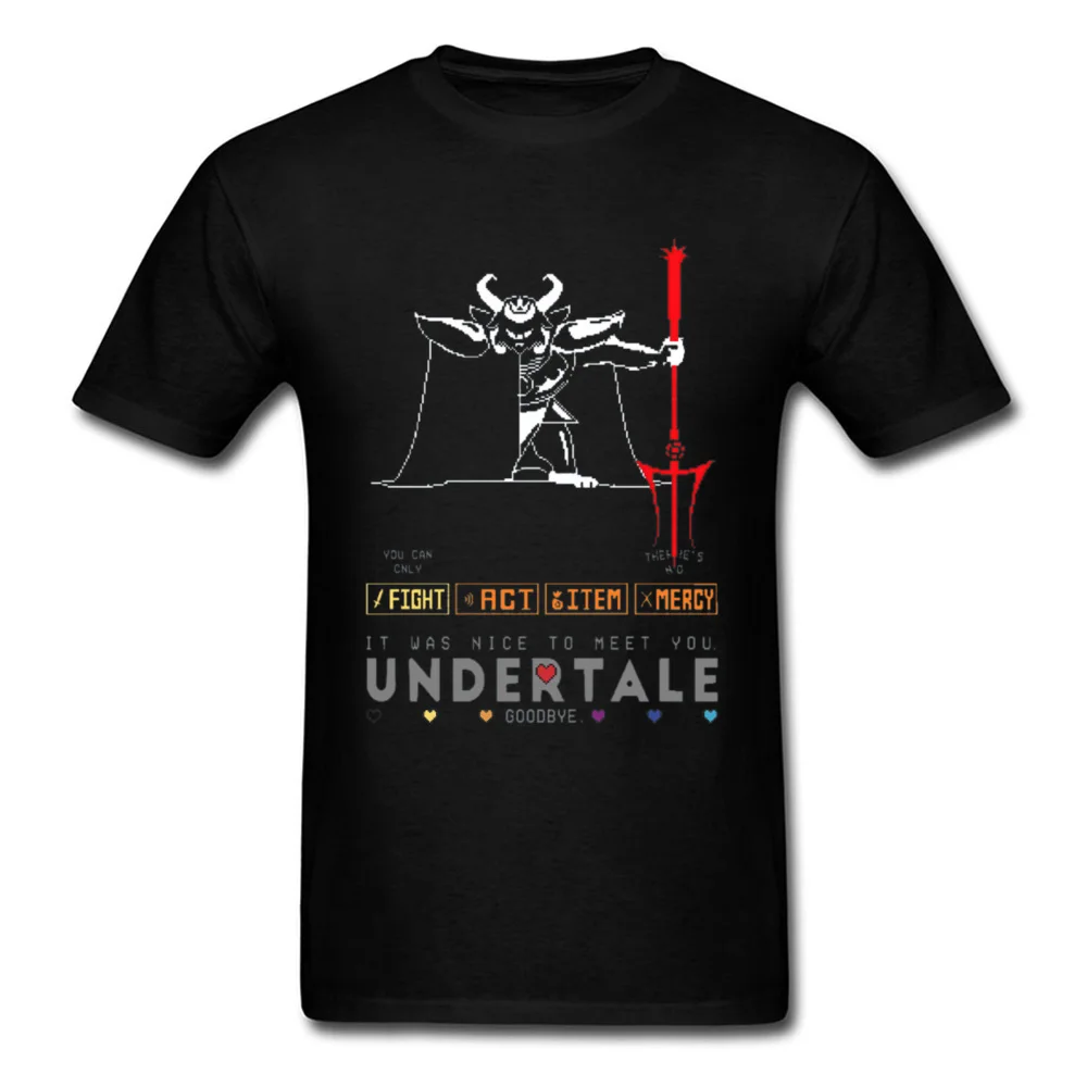 Футболка Undertale мужская с надписью черная тенниска изображением сказочных Санс
