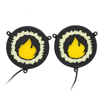 

2Pcs New Design COB DRL Daytime Running Light Flexible Round Shape White LED Lights Driving lamp COB Lights car-styling