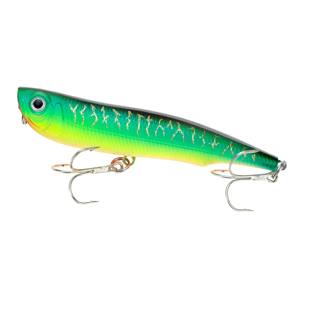 Popper 105 мм/17 г Topwater рыболовная приманка искусственная твердая мягкий вращающийся