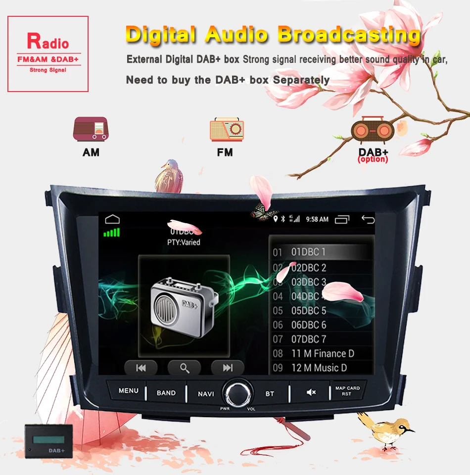 2 Din 4G ram Android 9,0 Восьмиядерный автомобильный без DVD gps навигатор для Ssangyong Tivoli/Rexton- автомобильный стерео Авто Аудио