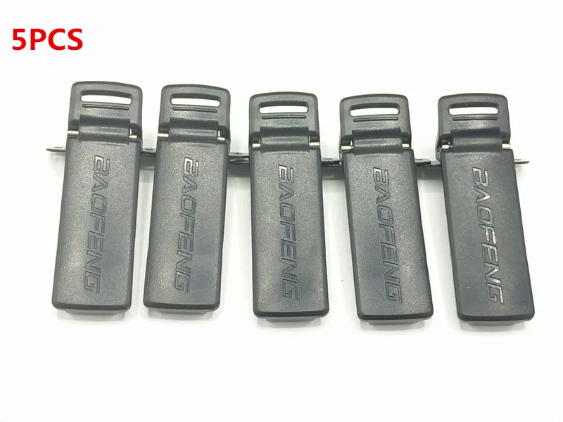Peça de Reposição Clipe de Cinto para Baofeng Uv5r para Baofeng 5r + - Walkie Talkie Volta 2-way Rádio Interfone Uv5r - 5ra 5rb 5rc 5 Pçs 1 High Quality Telefonia e Comunicação