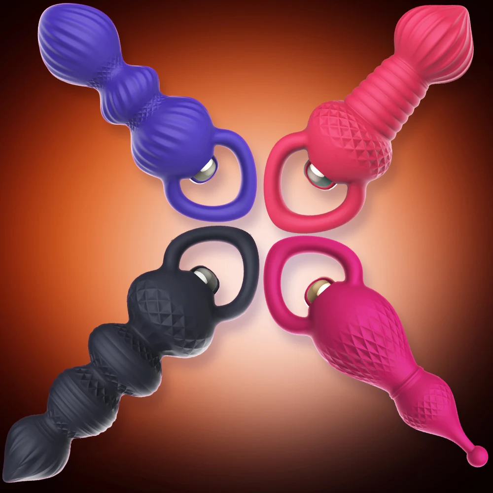 Anal Vibration Powerful Anal Beads Adult Sex Toy Anal Vibrator Rechargeable Prostate Massager Erotic Vibrator Sex Toy for Men (20)