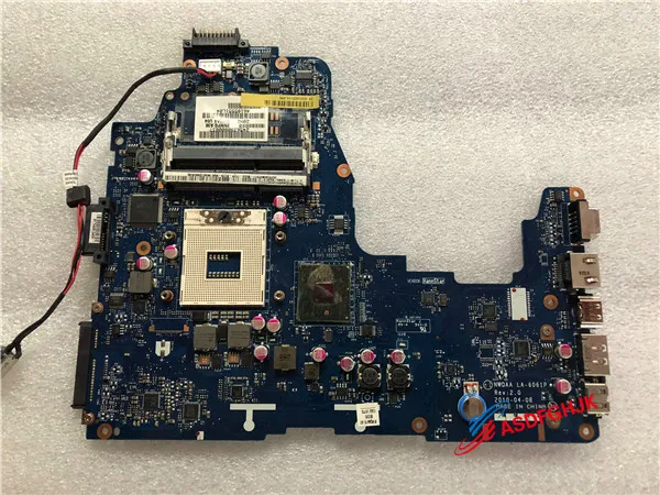 Оригинальная материнская плата для ноутбука Toshiba Satellite серии A665 блестящая K000104250