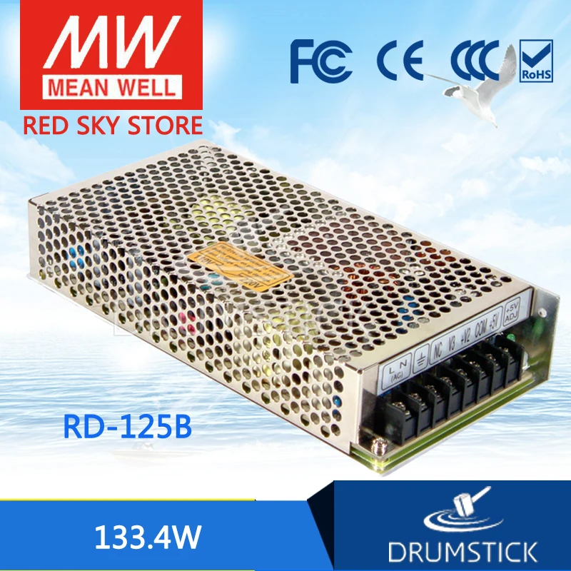 

MEAN WELL RD-125-1248 meanwell RD-125 133.4W Dual Output Switching Power Supply