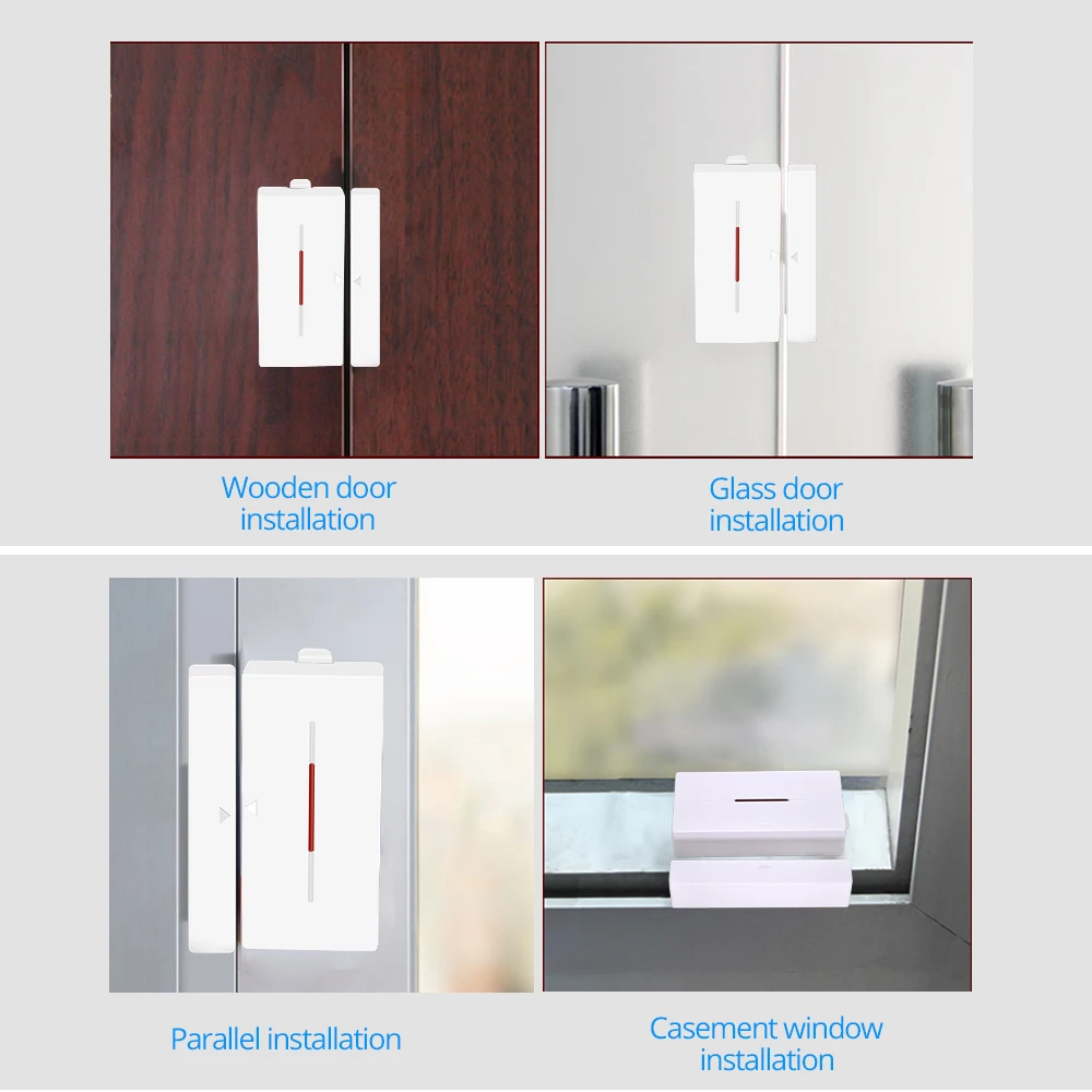  SONOFF DW1 433Mhz WIFI Door Window Alarm Sensor Magnetic Wireless Detector Support RF Bridge Contro - 32910529612