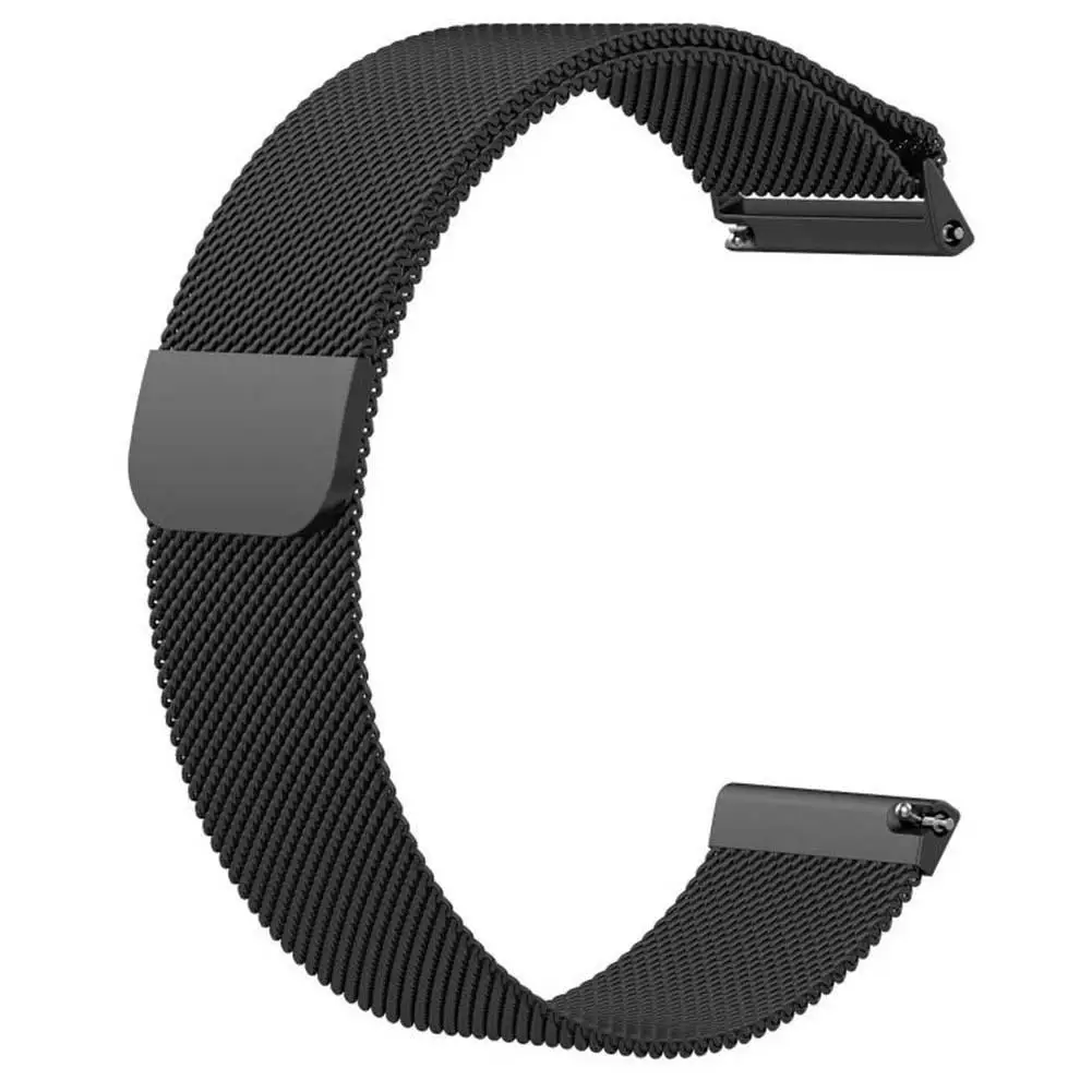

Replacement Metal Magentive Mesh Wrist Straps Smart Watch Band for Fitbit Versa SANWOOD