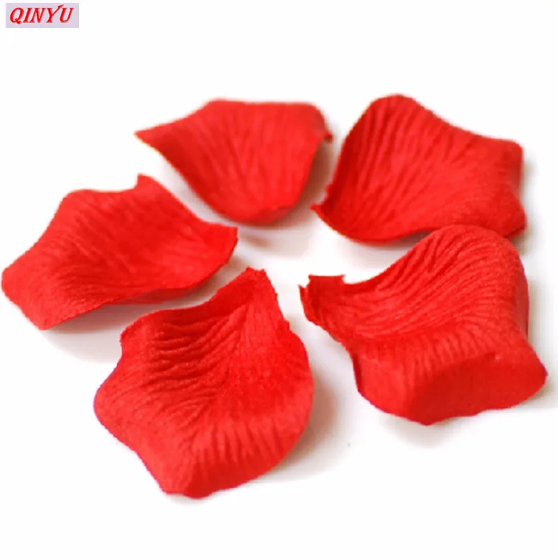 Hot sell 1000pcs Silk Rose Flower Petals Leaves Wedding Decorations Romantic Artificial Rose Petals for Christmas Decor 6ZSH012  (20)