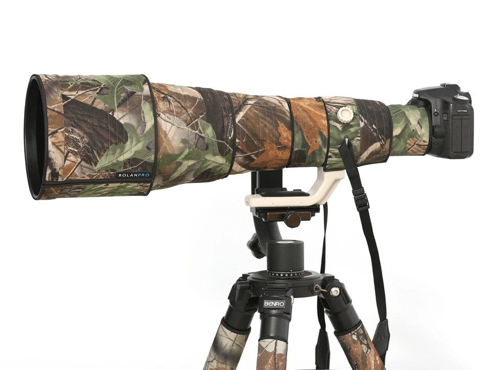 ROLANPRO Водонепроницаемая камуфляжная дождевик для объектива Canon EF 800 мм F/5,6 L IS USM Защитная крышка для объектива