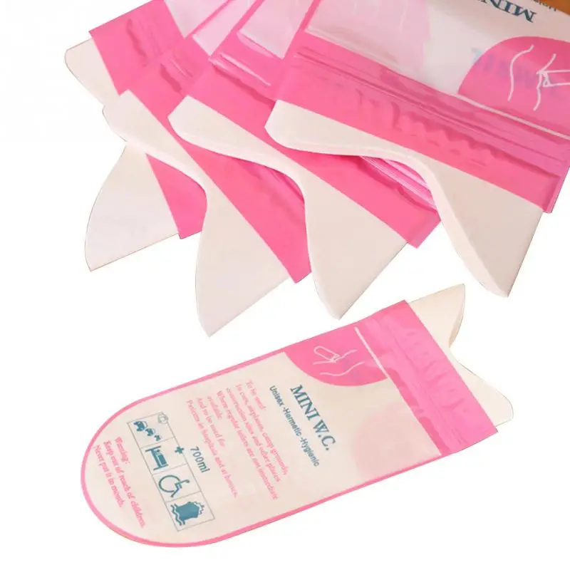 

4Pcs 700ML Emergency Urine Bag Vomit Bags Travel Outdoor Toilet Car Disposable Non-toxic Storage Portable Carry Mobile Toilets