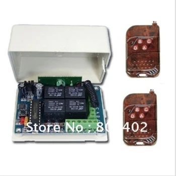 

New Wireless remote control 4CH Multifunctional Relay Module & 2x 4 Button Car Remote Control Kit