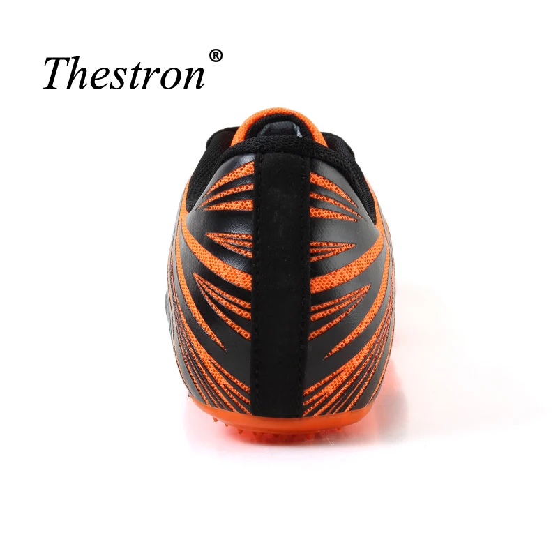 2018 Summer Track and Field Shoes for Men Women Breathable Spike Running Shoe Greeen Orange Track Shoes Spikes Sneakers Men
