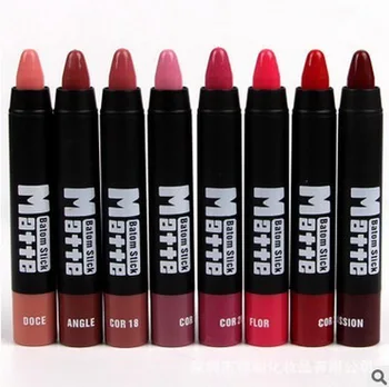 

by ems or dhl 100pcs Makeup Sexy Matte Lip Kit Women Lipstick Long Lasting Waterproof Red Velvet Matte Nude Lipstick Pencil