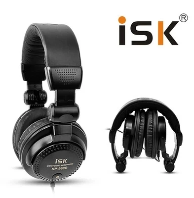 Оригинальные ISK HP-960B наушники с повязкой Auriculares Studio Monitor динамические стерео DJ наушники HD гарнитура шумоизоляция