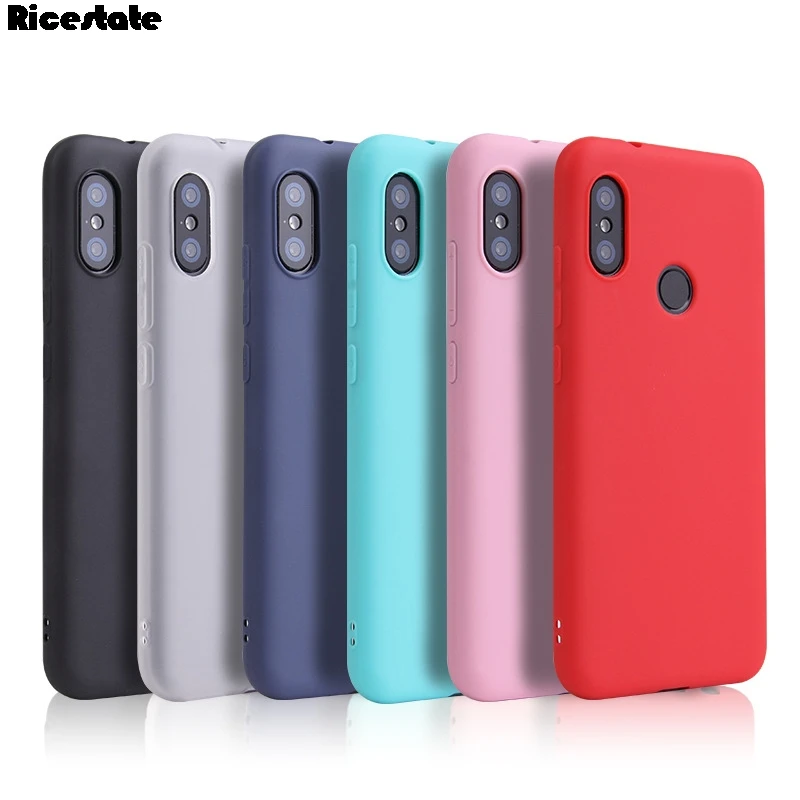 Мягкий силиконовый матовый чехол для Xiaomi Mi MAX 2 3 Pro ТПУ однотонный | Мобильные