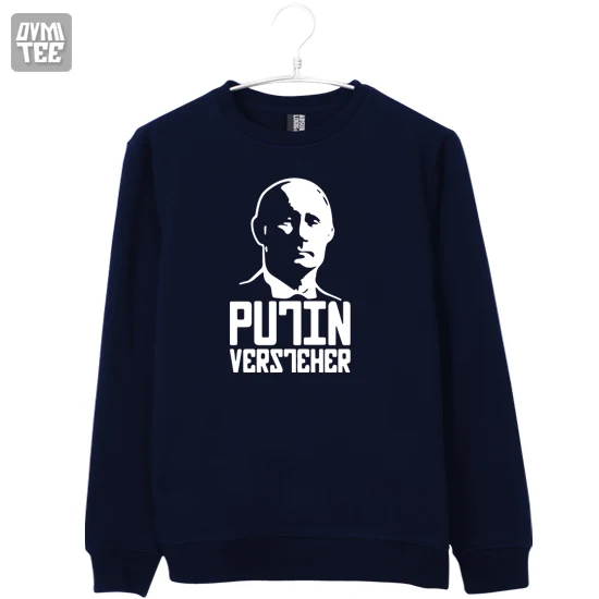 

President of Russia Putin Versteher funny homme top sweatshirts thicken pullovers warm clothes men winter freeshipping