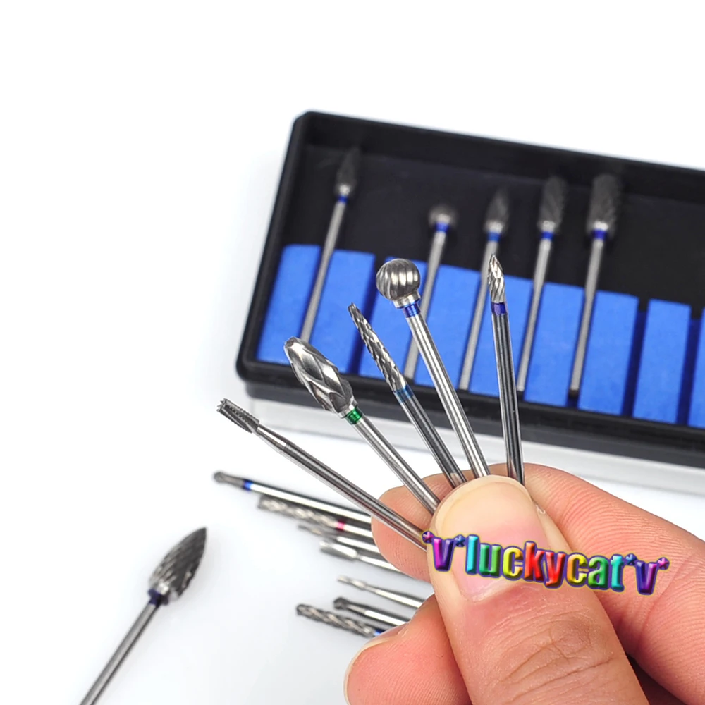 Goede 20 Pcs 2 BoxDental Burs Boren Nitraat Tungsten Staal Materiaal 2.35mm   Dental Lab Titanium Nitraat Carbide Burs