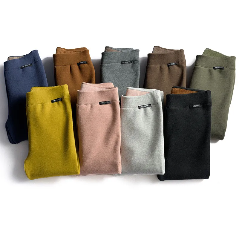 Kopen Herfst Winter Hoge Taille Leggings Vrouwen Plus Fluwelen Dikke Legging Warme Broek Fleece Leggins Skinny Katoen Winter Leggings C3928