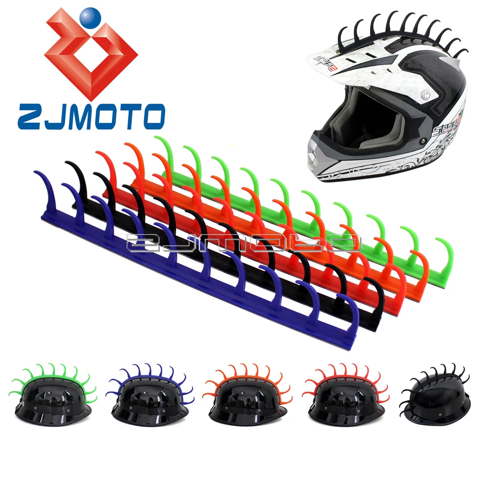 

1 x Motorcycle Racing Dirt Bike Helmet Sticker Decal Mohawk Rubber Talon Mohawk